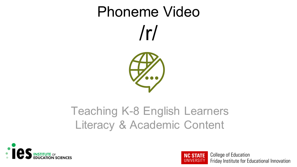 Phoneme Video /r/