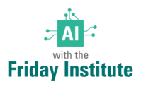 AI with the Friday Institute logo