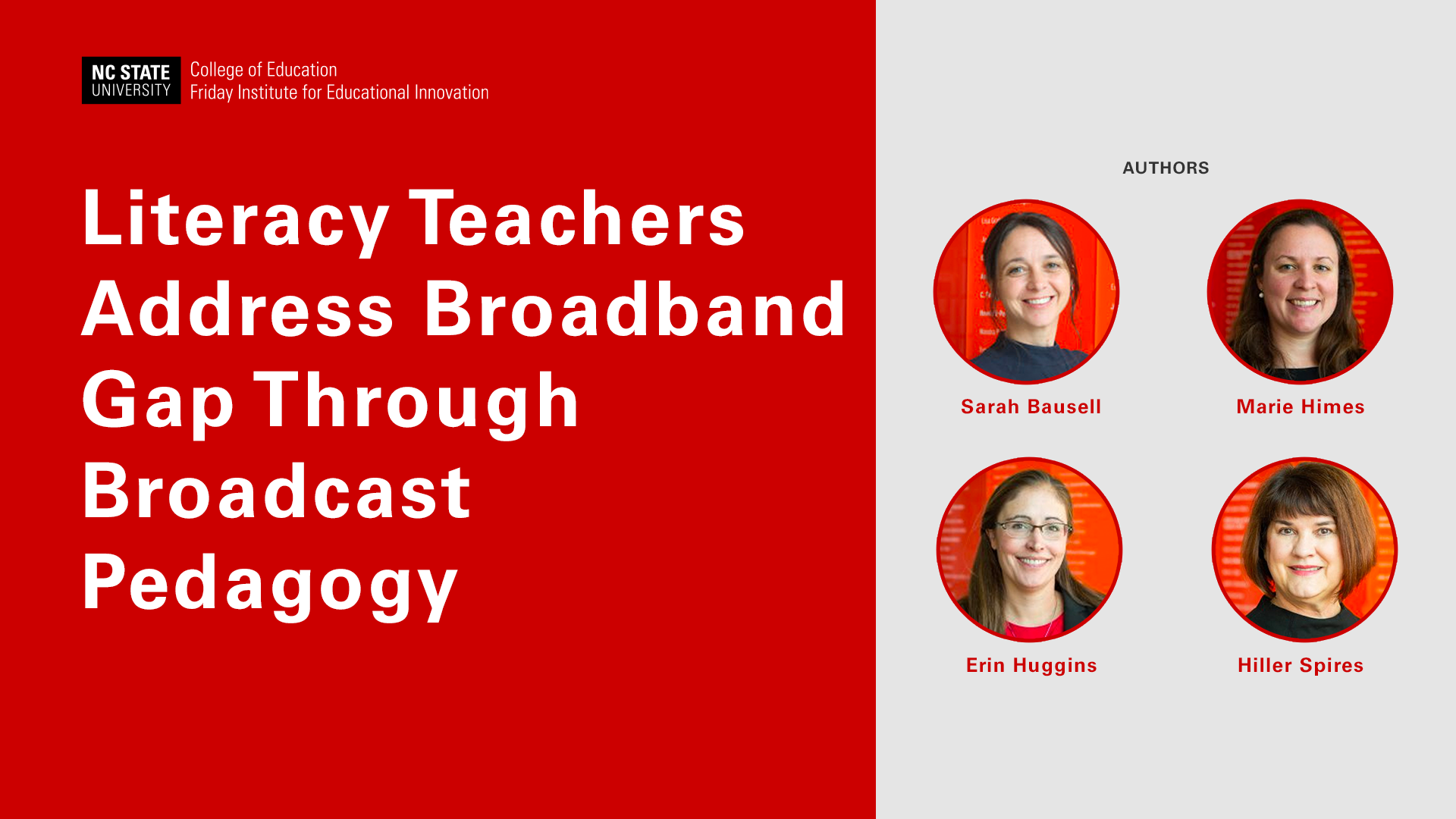Broadcast Pedagogy Report Graphic