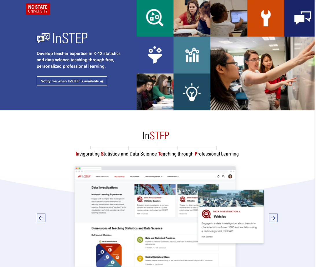 InSTEP: Invigorating Statistics Teacher Education Through Professional ...