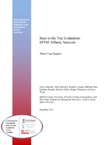 Race to the Top Evaluation STEM Affinity Network report cover