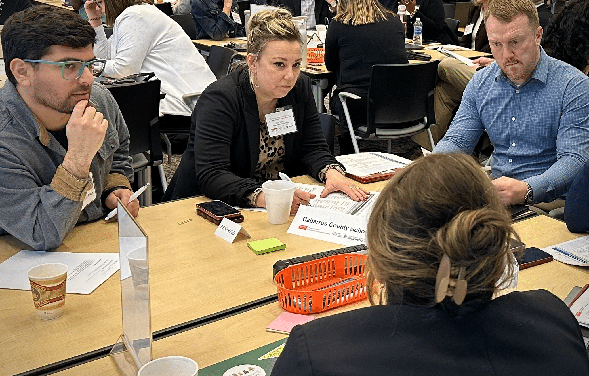 A group of educators around a table
